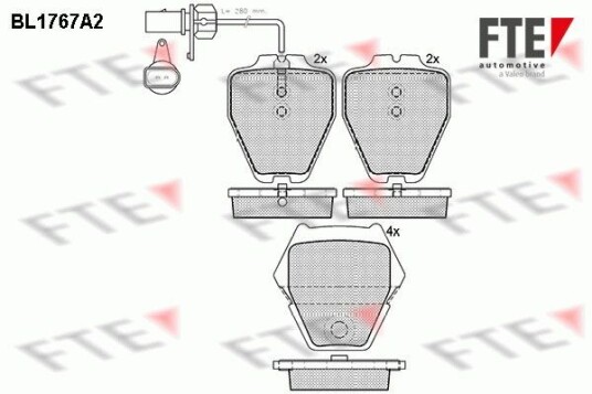 Bremseklosser FTE 9010337