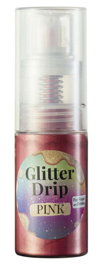 GlitterDrip Spiselig Glitter Rosa 10g