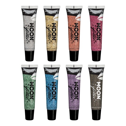 Buttericks Leco AB Moon Creations Holographic Glitter Lipgloss - Grønn