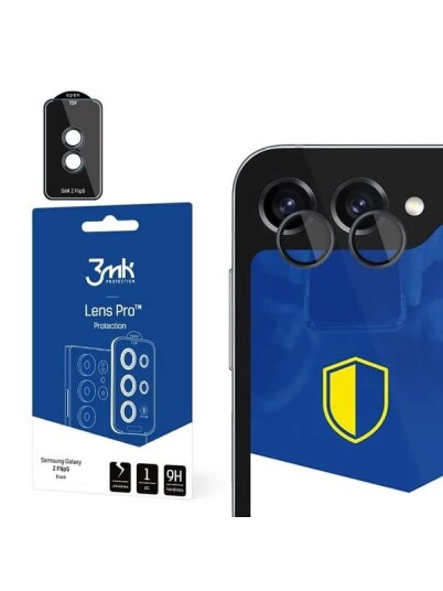 3Mk Lensbeskyttelse til Samsung Galaxy Z Flip 5 - Pro Black