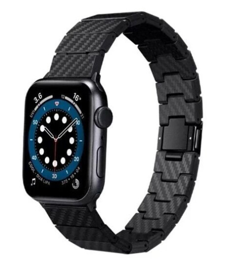 PITAKA Carbon fiber strap black AW Ultra 2/1(49mm) 9/8/7 (45mm)/6/SE/5/4 (44mm)/3/2/1 (42mm)