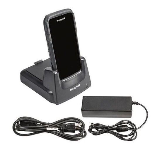 HONEYWELL Kit includes Dock Power Supply and EU Power Cord. For recharging computer battery and Ethernet comms. Supports USB client via USB Type B