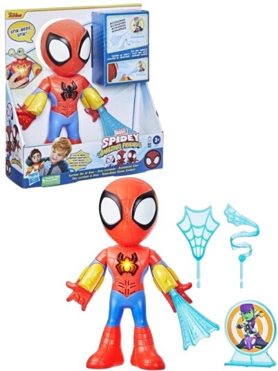 Spidey and His Amazing Friends Elektronisk Spidey-figur med lys og lyder
