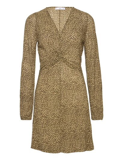 Mango | Short Printed Dress With Knot Detail | XS Mango | Short Printed Dress With Knot Detail | XS