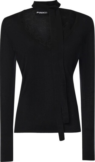 Pinko Dame Strikkevarer Svart XS,