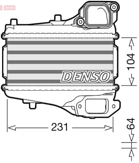 Intercooler DENSO DIT40001 Intercooler DENSO DIT40001