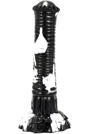 Tork Dildo Black-White 29 cm