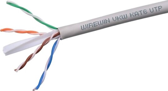 Wirewin Vkbox Kat6 Utp 305.0 305 M Cat6 U/Utp Utp Beige Hvit