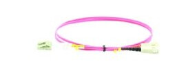 MicroConnect OM4 3m Fiberkabel LC/UPC til SC/UPC, Duplex, Halogenfri, Fiolett