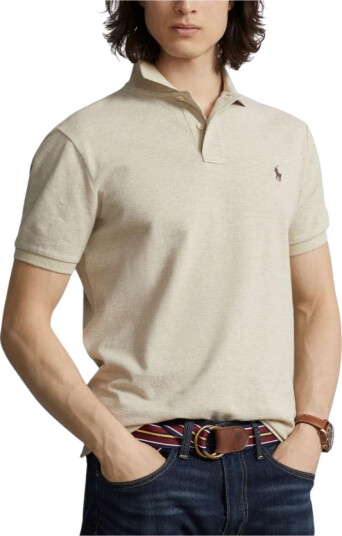 Polo Ralph Lauren Basic Mesh-Ssl-Knt - Cream - M