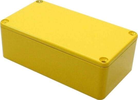 Hammond Electronics 1590B2YL 112 × 60 × 38 mm Støpt Aluminium Gul Kabinett