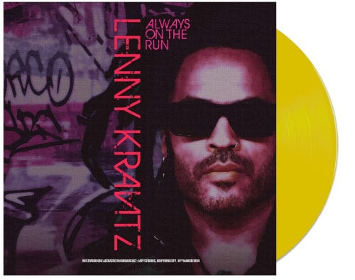 Lenny Kravitz Always on the Run (Acoustic FM Broadcast 1994) LP/Vinyl