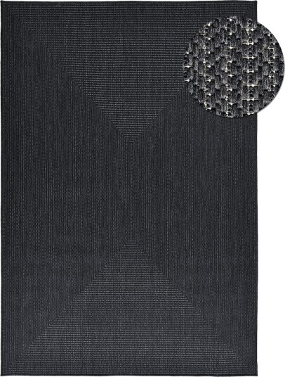 Innendørs/Utendørs tepper   utomhusmatta   Arlo svart Størrelse: 200 x 290 cm
