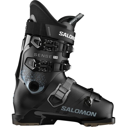 Salomon Sense 70 T GW Skistøvler Junior Black/Black/Arona 26,5