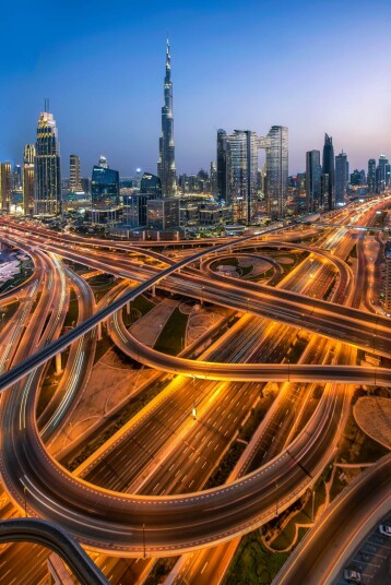 Plakat Dubai Bybilde