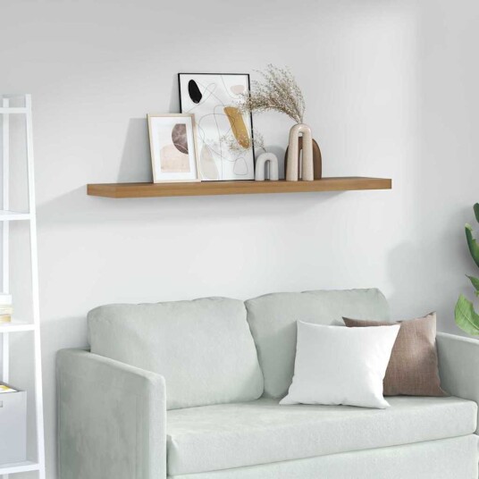 Vegghylle Veggmontert Brun 120 x 23,5 x 4 cm Konstruert tre Vegghylle Veggmontert Brun 120 x 23,5 x 4 cm Konstruert tre
