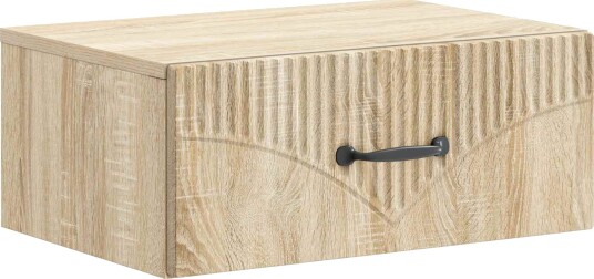  Vegghengt Nattbord Sonoma eik 49 x 34,5 x 20 cm Konstruert tre
