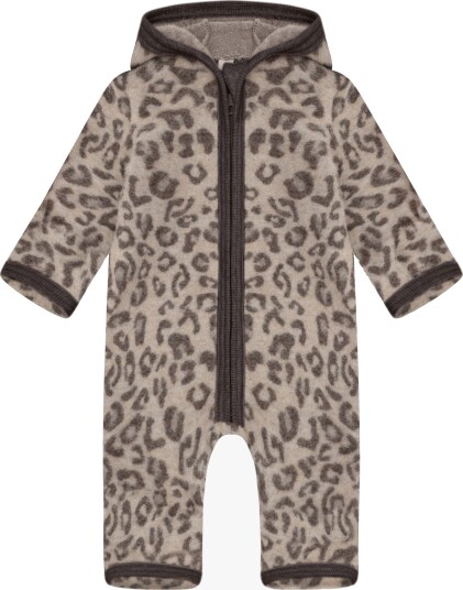HUTTEliHUT Ulldress i merinoullfleece Camel Melange 62