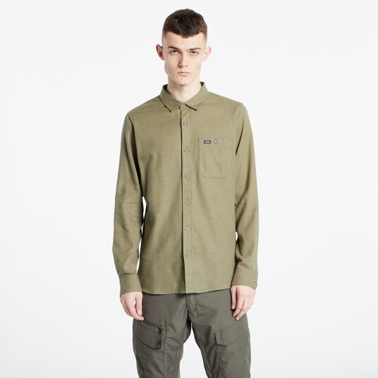 Lundhags Men's Ekren Solid Long Sleeve Shirt Grønn M Man
