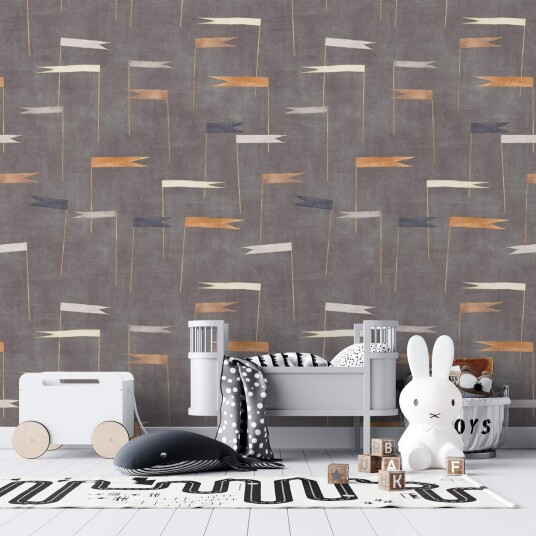 Tapet Fargerike Flagg Design
