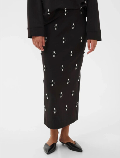 InWear Aidaiw Deco Skirt - Black - M InWear Aidaiw Deco Skirt - Black - M