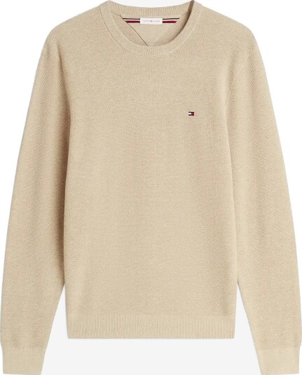 Tommy Hilfiger Essential Structure Crew Neck BATIQUE KHAKI HEATHER M