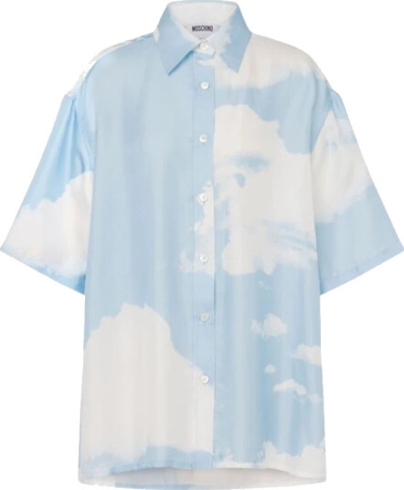 Moschino Dame Bluser & Skjorter Blå L,