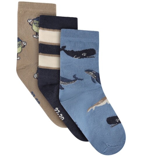 Minymo 3 Pack Socks Blue 23\26