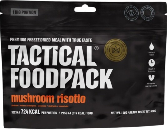 Tactical Foodpack BIG Mushroom Risotto Black/orange