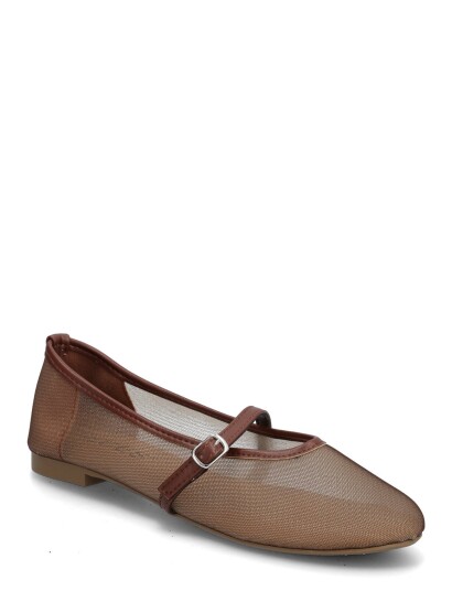 Pieces Pcsteph Mary Jane Mesh Ballerina Hg Brown 38 Pieces Pcsteph Mary Jane Mesh Ballerina Hg Brown 38