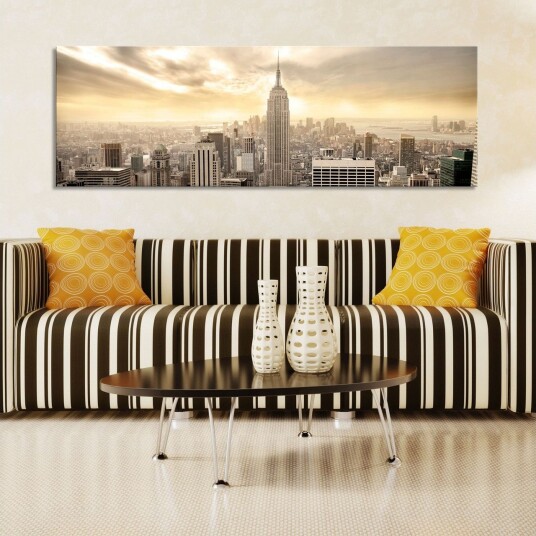 Tavla New York City among the clouds 135x45