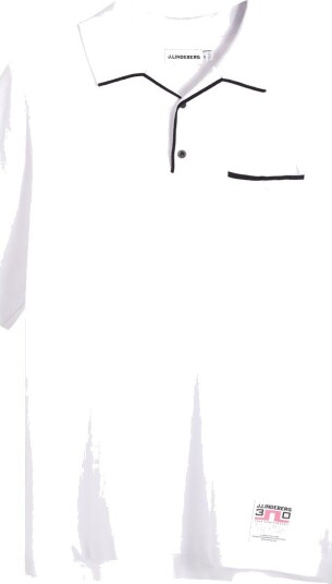 J.Lindeberg 30Y Jesper Retro Relaxed Polo Hvit Golf pologenser herre White Small
