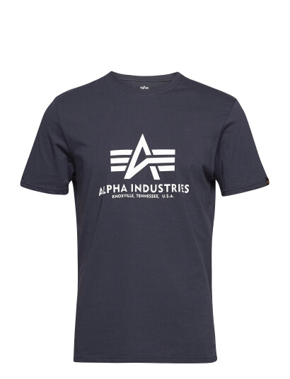 Alpha Industries Basic T Shirt Bl   Blue   L