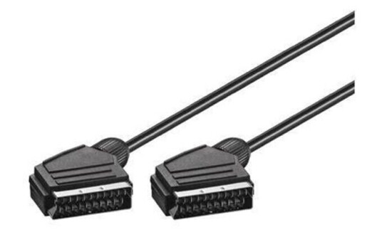 Pro 1,5 m Scart-kabel Hankjønn Nickel Plated