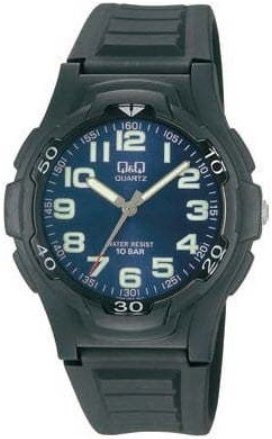 Q&Q Herreklokke VP84J003Y Classic Blå/Gummi Ø40 mm Q&Q Herreklokke VP84J003Y Classic Blå/Gummi Ø40 mm