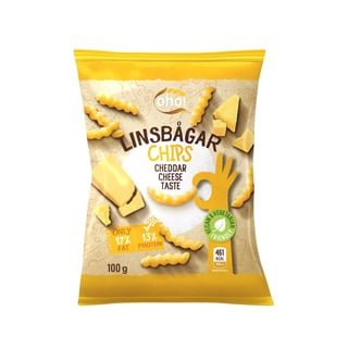 Linsesnacks Cheese 100g