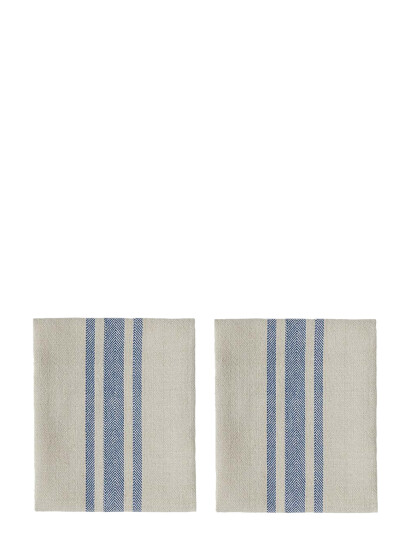 OYOY Living Design Linu Napkin - Pack Of 2 - Blue - ONE SIZE x 45
