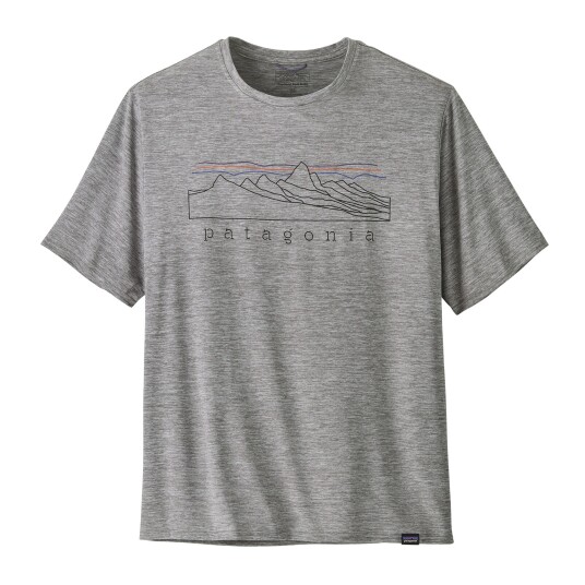 Patagonia Cap Cool Daily Graphic T Shirt Feather Grey XL