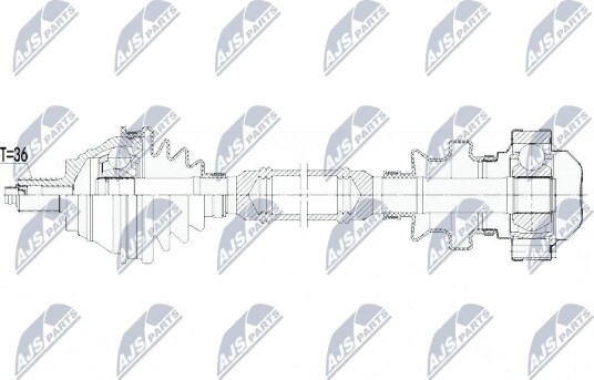 Nty Drivaksel NTY NPW VW 164