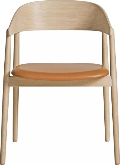 Andersen AC2 Spisestol Hvitpigmentert Eik/konjakk