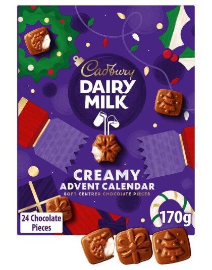 Hancocks Cadbury Dairy Milk Creamy Adventskalender 170 g