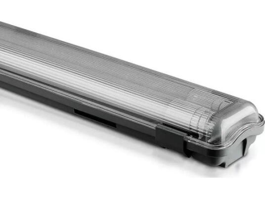 V-Tac Hermetic Led Garasjearmatur 2X Lysrør 22W Vt-15022 Kald 4000Lm