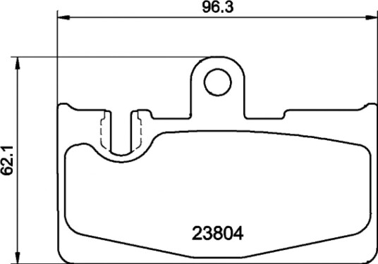 Bremseklosser HELLA 8DB 355 011-661
