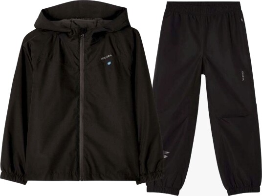 ISBJÖRN of Sweden Drizzle Rain Set   Black   140 CL