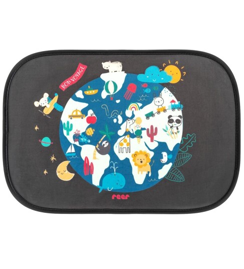 Reer Reer Travelkid Sun Car Sunshade - Black - ONE SIZE Reer Reer Travelkid Sun Car Sunshade - Black - ONE SIZE