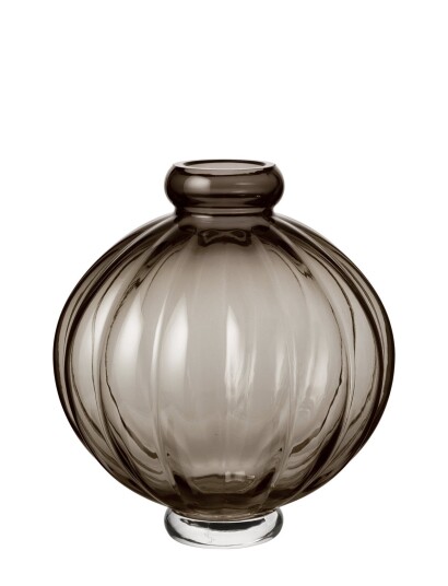 Louise Roe Balloon Vase 01 Smoke Grey H25CM