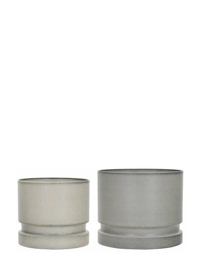 house doctor Planter, Hdpepple, Sand - Grey - ONE SIZE