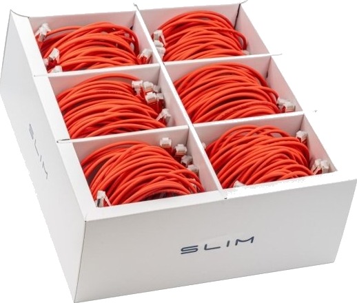 Wirewin Slim -Ls-K6a 1.5 Rd 60, 1,5 M, Cat6a, U/Ftp (Stp), Rj-45, Rj-45, Rød