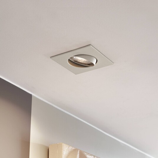 PRIOS innfellingslampe Fibur beige 9 cm GU10 10 stk. Fibur PRIOS dimbar Krem / amber Stue / spisestue Metall Moderne Innfelt i tak PRIOS innfellingslampe Fibur beige 9 cm GU10 10 stk. Fibur PRIOS dimbar Krem / amber Stue / spisestue Metall Moderne Innfelt i tak
