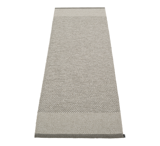 Pappelina Edit matte koksgrå varmgrå stone metallic 85x260 cm